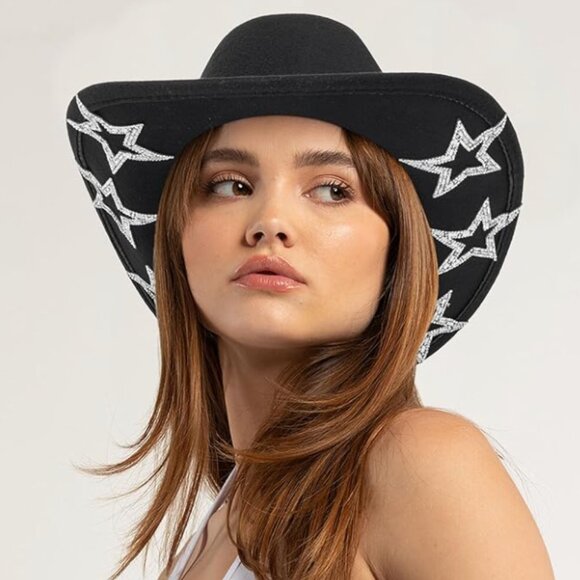 NEW!!! Western STARS Cowboy Hat - Picture 5 of 6